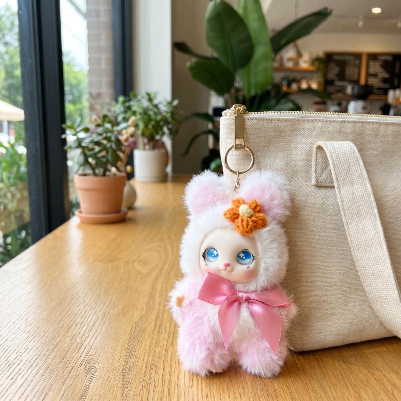 Women'S Keychain Accessories - 귀여운 동물 인형 키체인 15cm 카와이
