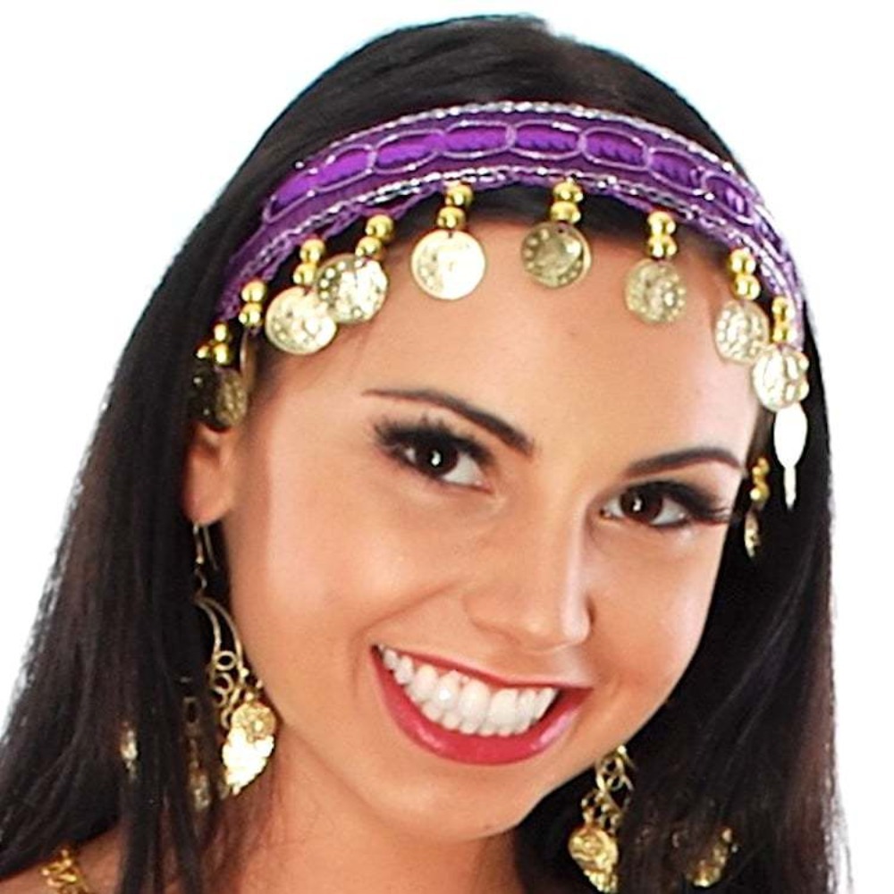 Women Accessories India - 패션 플라스틱 헤어 후프 다색 민족풍