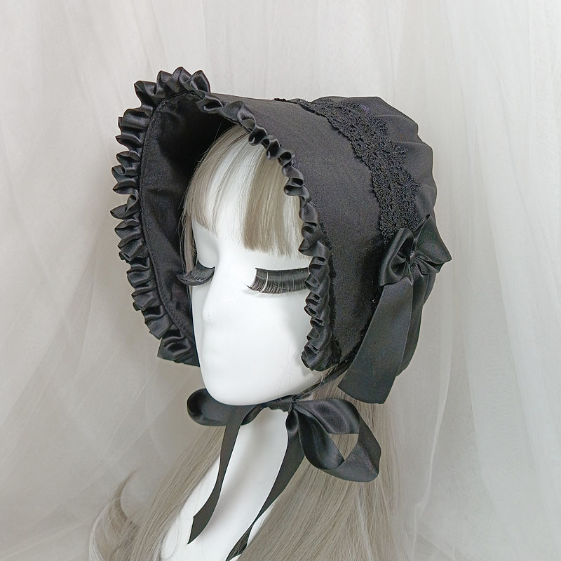 Women'S Victorian Era Accessories - 빈티지 빅토리아 Multilaye 레이스 보닛 모자