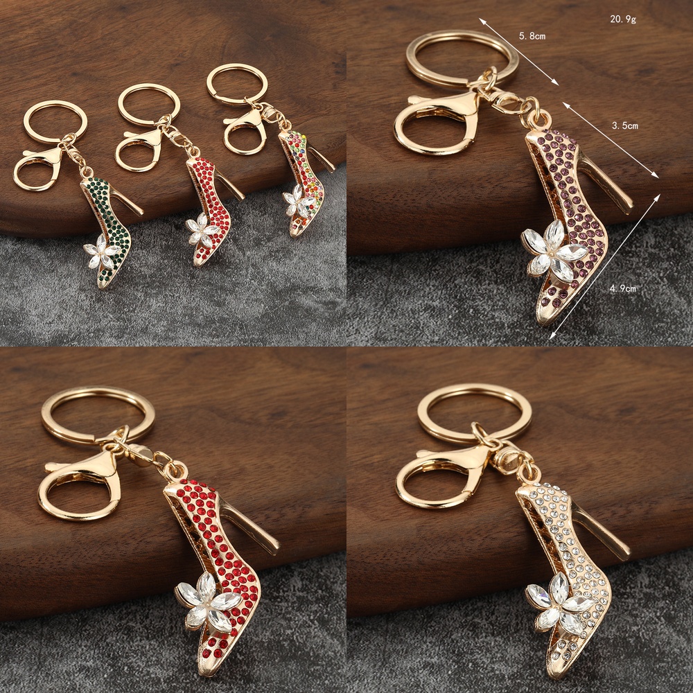 Women'S Accessories Amazon - 패션 라인스톤 크리스탈 하이힐 키체인 (위시,