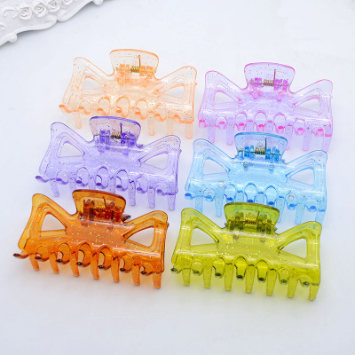 여성 헤어 클립 헤어핀 캔디 색상 여성 헤어 크랩 헤어 - Women'S Vanity Accessories 리뷰 및 가격