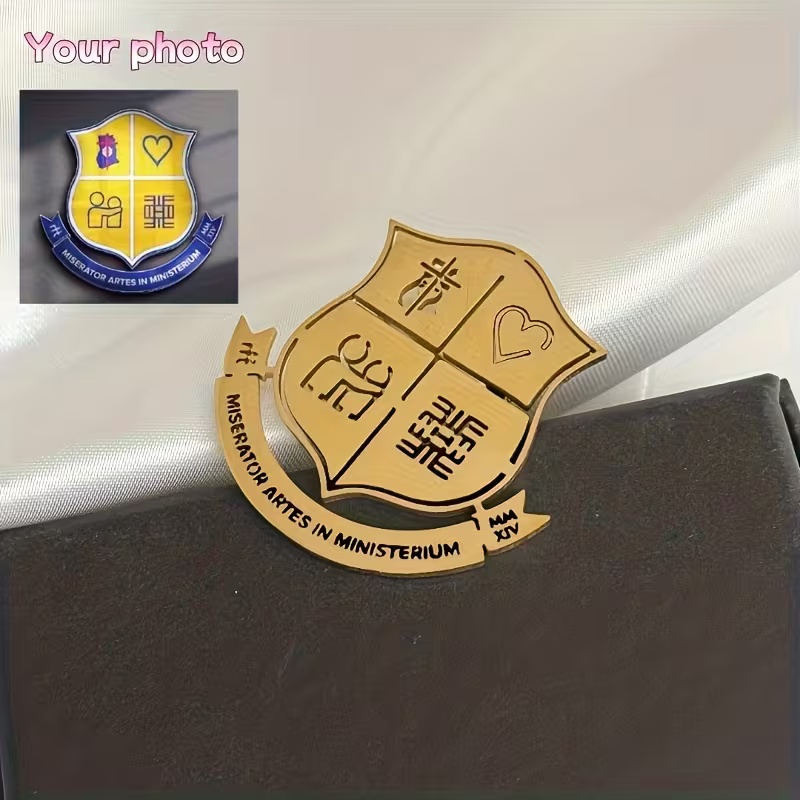 맞춤형 로고 브로치 심플하고 독창적인 스테인리스 스틸  - Women Accessories Logo 리뷰 및 가격