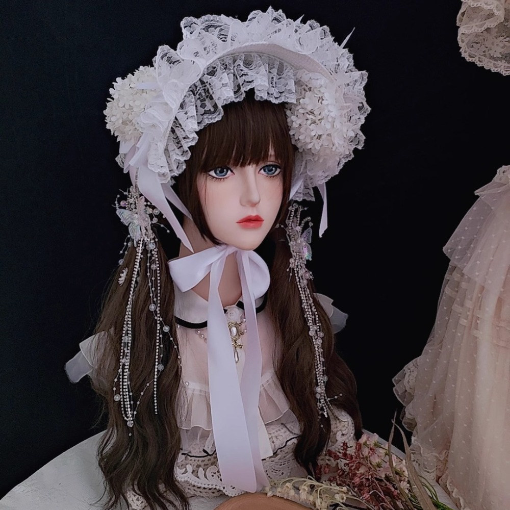 수제 빈티지 빅토리아 고딕 티 파티 레이스 밀짚 모자  - Women'S Victorian Era Accessories 리뷰 및 가격