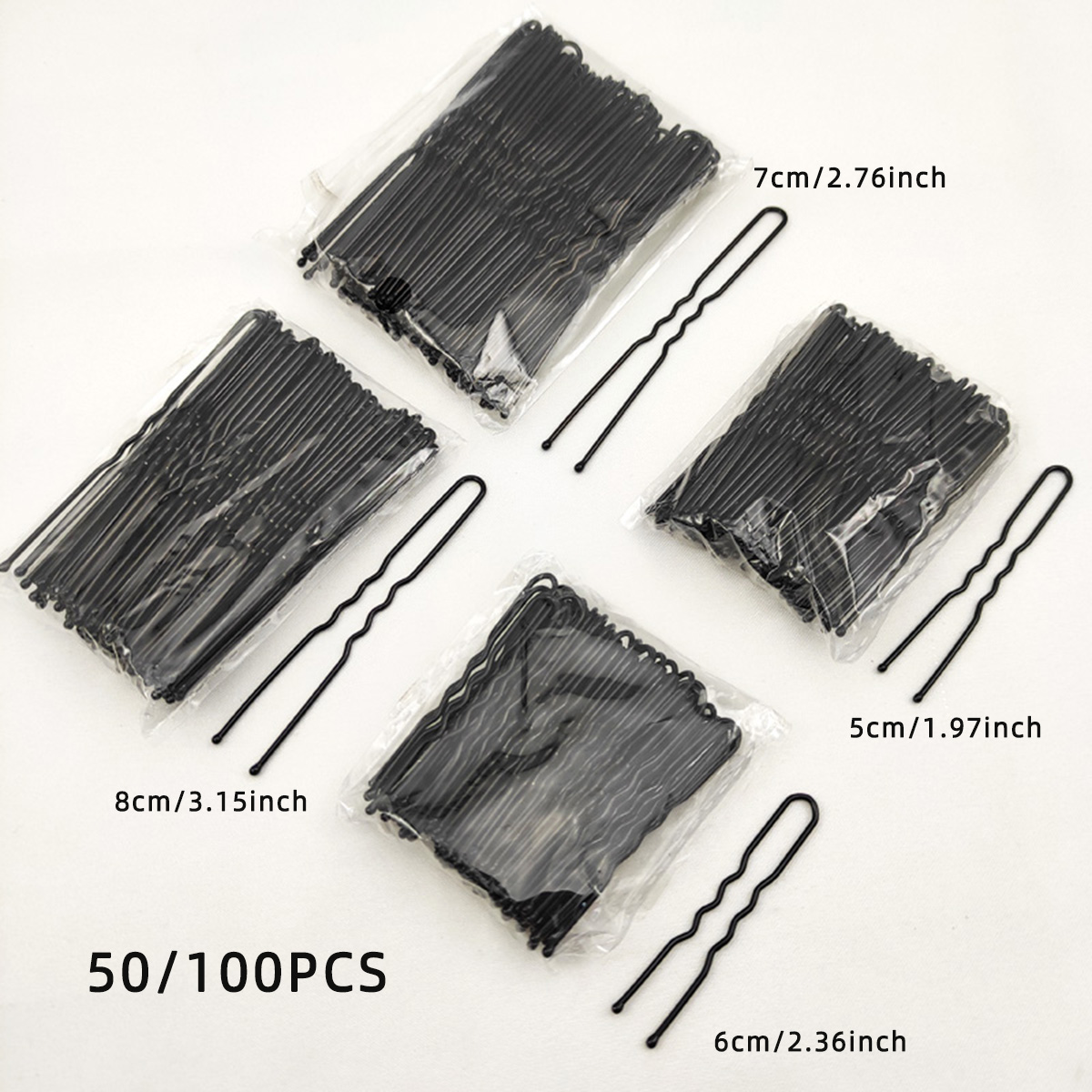 50/100 PCS 여성 5/6/7/8 cm 머리 물결 - Women Knight Accessories 리뷰 및 가격