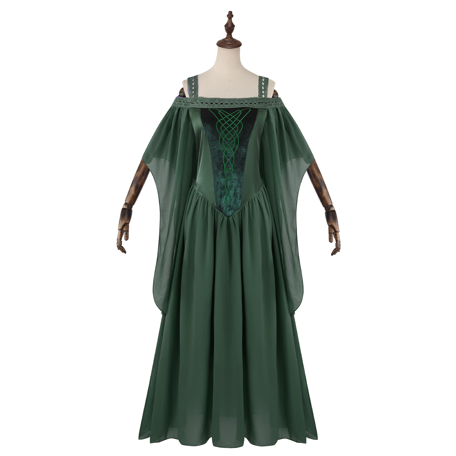 애니메이션 여성 모자 소매 요정 스커트, 그린 라벤더  - Women'S Victorian Era Accessories 리뷰 및 가격