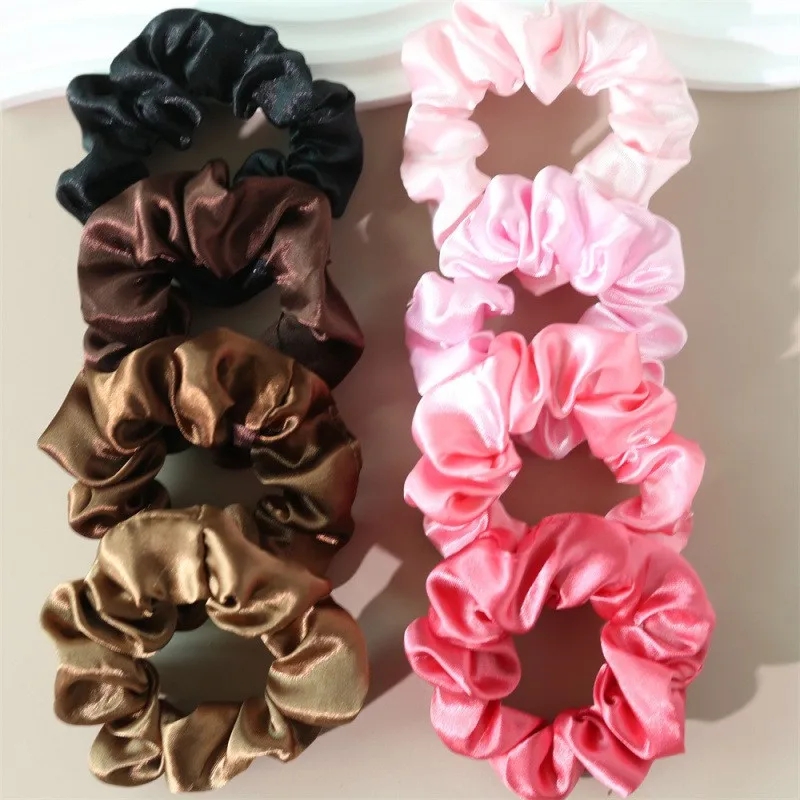 헤어 스크런치 밴드, 스크런치 타이, 로프, 포니테일  - Scrunchie Satin Set 리뷰 및 가격