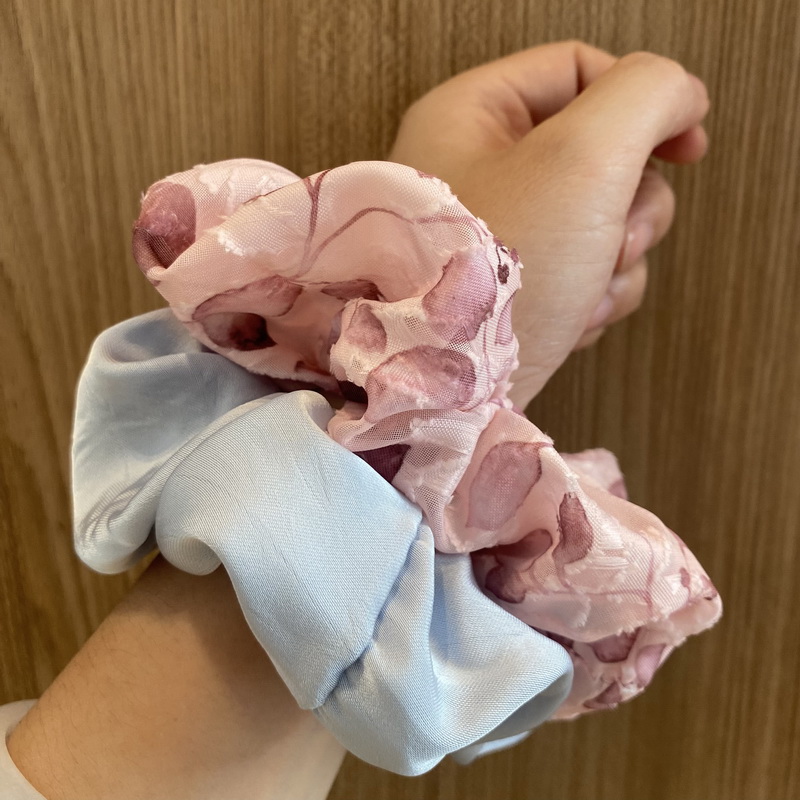 여성용 패션 실크 스크런치 탄성 새틴 헤어 밴드, 소녀 - Scrunchie Satin Set 리뷰 및 가격