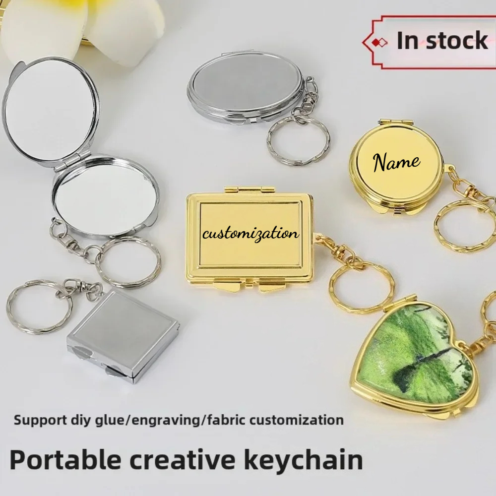 사용자 정의 로고 이름 금속 스테인레스 스틸 거울 열쇠 - Women Accessories Logo 리뷰 및 가격