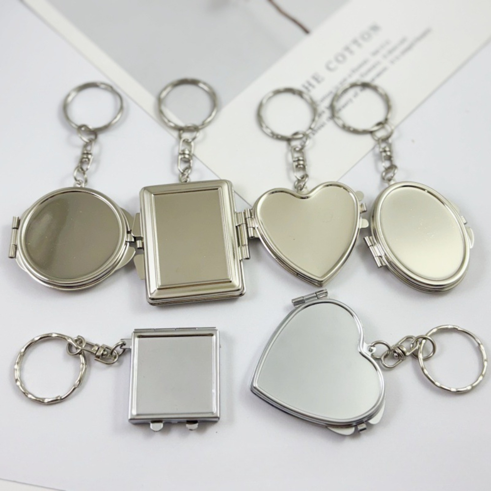 사용자 정의 로고 이름 금속 스테인레스 스틸 거울 열쇠 - Women Accessories Logo 리뷰 및 가격