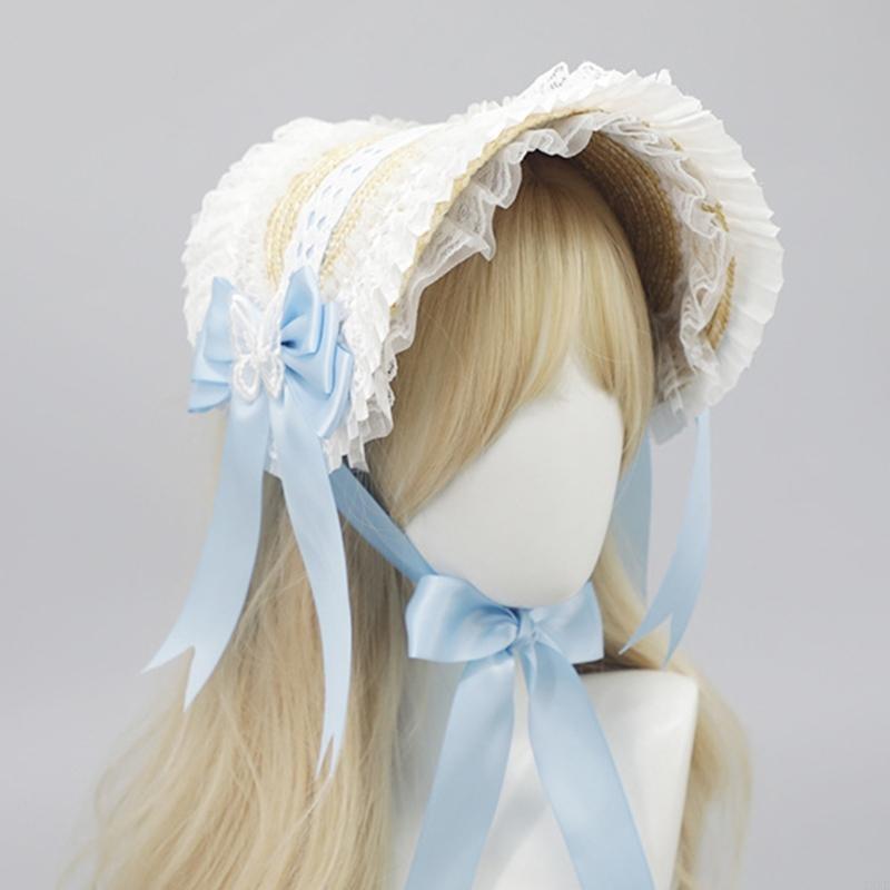 y3ne 빅토리아 레이스 보닛 모자 여성과 소녀 주부  - Women'S Victorian Era Accessories 리뷰 및 가격