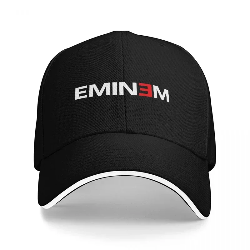 새로운 EMIN3M 로고 야구 모자 블랙과 화이트 트림 - Women Accessories Logo Design 리뷰 및 가격