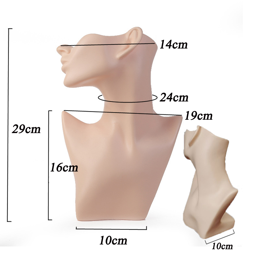 흰색 반쪽 얼굴 마네킹 헤드 쥬얼리 디스플레이 스탠드  - Women Accessories Display 리뷰 및 가격