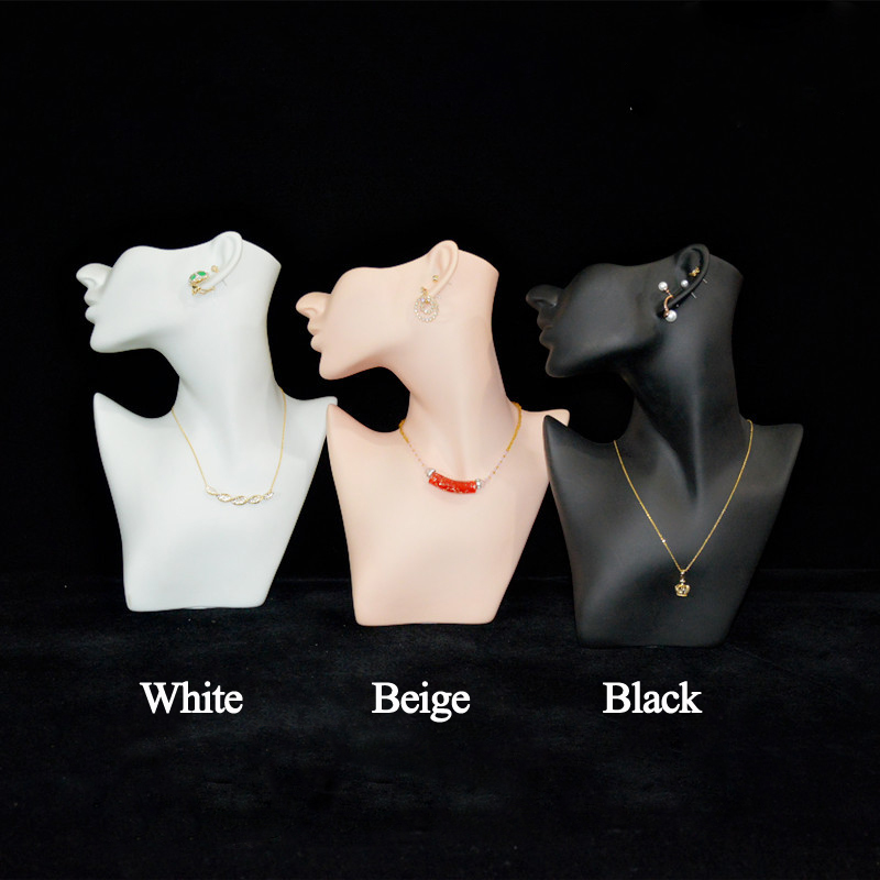 흰색 반쪽 얼굴 마네킹 헤드 쥬얼리 디스플레이 스탠드  - Women Accessories Display 리뷰 및 가격