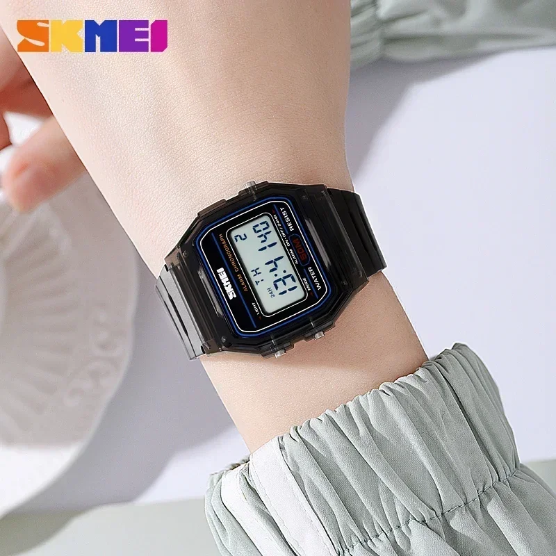 SKMEI 2056 투명 TPU 스트랩 숙녀 손목 시계 - Women Accessories Display 리뷰 및 가격