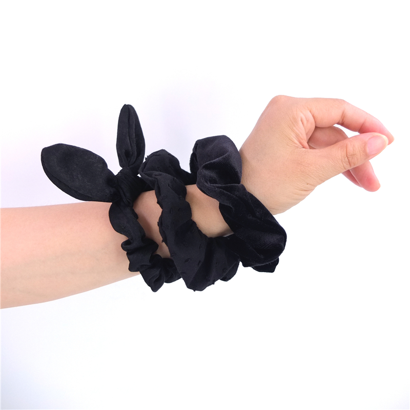여성용 스크런치 여성용 헤어 스크런치 토끼 리본 스카프 - Scrunchie Satin Set 리뷰 및 가격