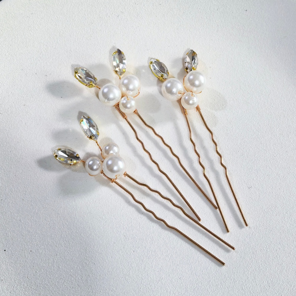 진주 크리스탈 헤어핀 빗 세트 신부 웨딩 헤어 액세서리 - Women Knight Accessories 리뷰 및 가격