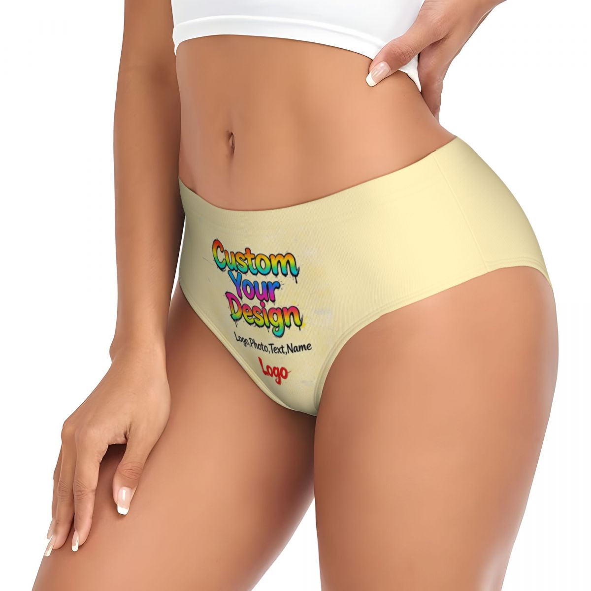 맞춤 여성용 디자인 로고 팬티 스트레치 개인 맞춤 텍스 - Women Accessories Logo 리뷰 및 가격