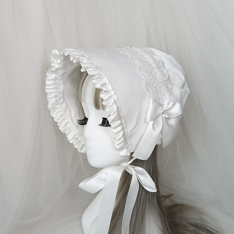 빈티지 빅토리아 Multilaye 레이스 보닛 모자 고 - Women'S Victorian Era Accessories 리뷰 및 가격