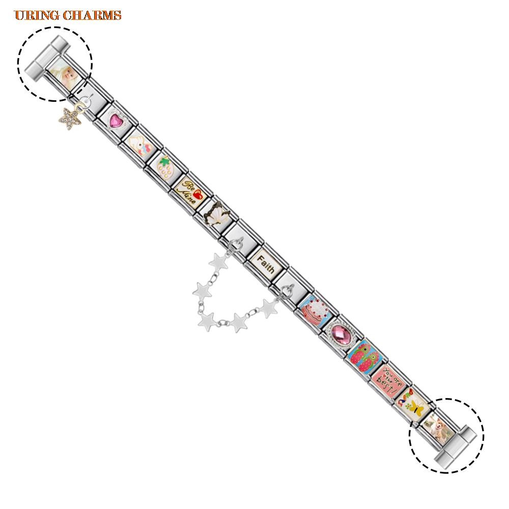 1쌍 사진 로고 맞춤형 시계 스트랩 커넥터 9mm 이탈 - Women Accessories Logo 리뷰 및 가격
