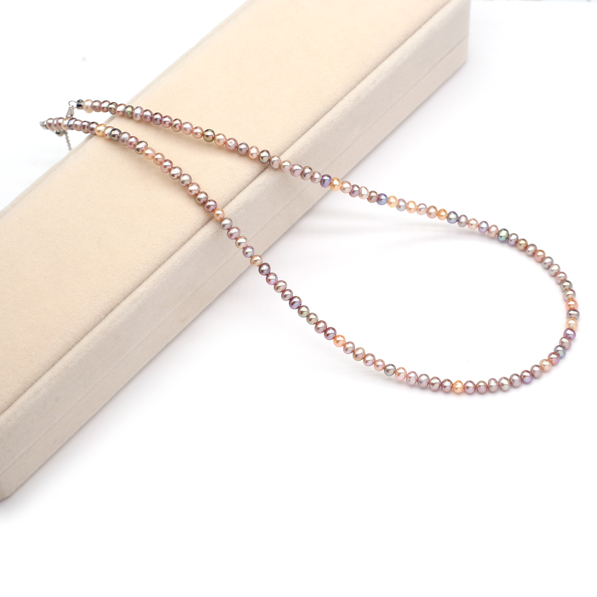 진짜 천연 담수 진주 목걸이 3-4mm 색상 라운드 진 - Women'S Accessories 리뷰 및 가격
