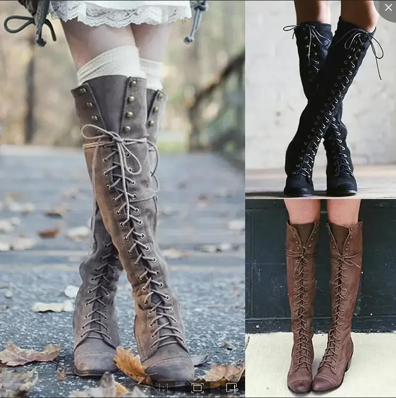 중세 의상 기사 부츠 바이킹 코스프레 Larp 신발 P - Women Knight Accessories 리뷰 및 가격
