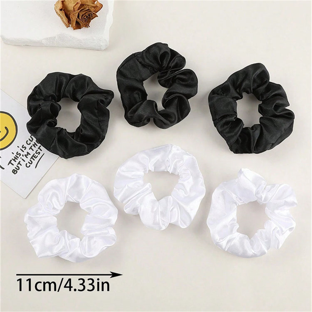 12 개/대 새틴 Scrunchies 솔리드 컬러 헤어 - Scrunchie Satin Set 리뷰 및 가격