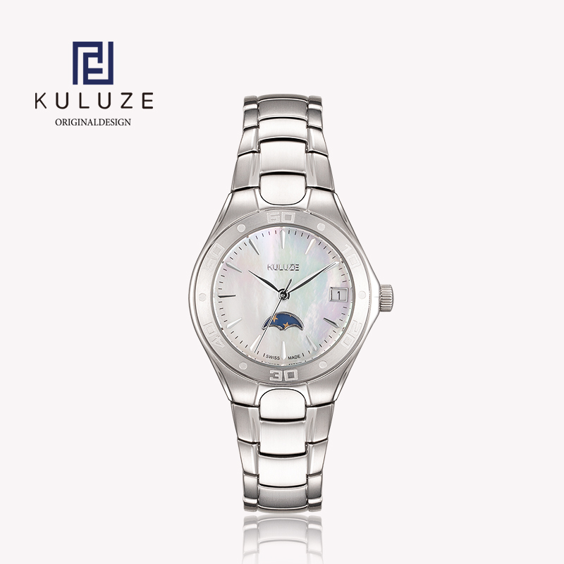 KULUZE 여성용 티타늄 레이디 시계, 스위스 론다  - Women Accessories Display 리뷰 및 가격